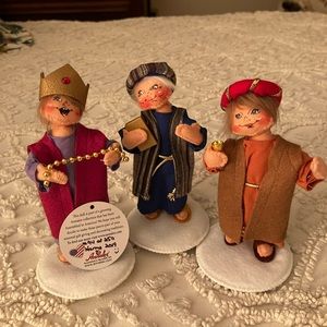 ANNALEE Christmas Pageant Wise Men 3-piece set